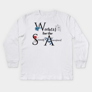 Women for the Second Amendment Kids Long Sleeve T-Shirt